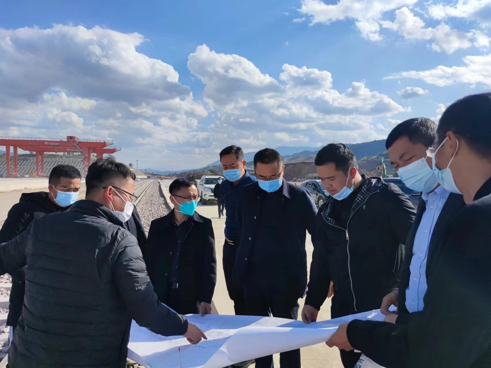 成德君副市長調(diào)研瑞和錦程蒲縹公鐵聯(lián)運物流園建設(shè)推進情況——全力推動項目建設(shè)提速增效